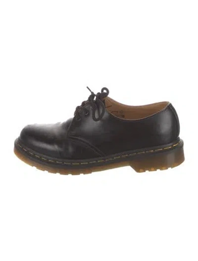 Pre-owned Dr. Martens Leather Oxfords In Black