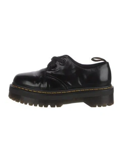 Pre-owned Dr. Martens Leather Oxfords In Black