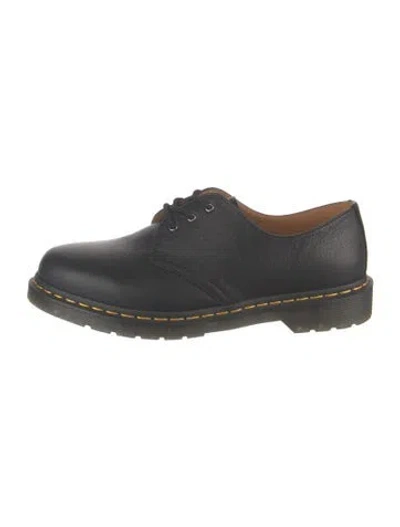 Pre-owned Dr. Martens Leather Oxfords In Black