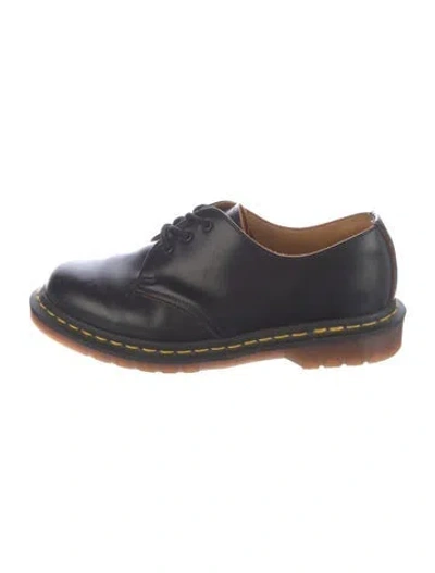 Pre-owned Dr. Martens Leather Oxfords In Black