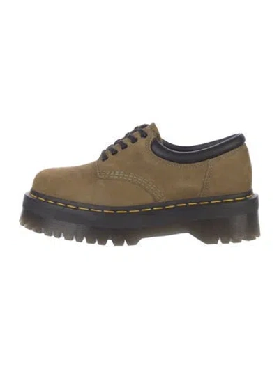 Pre-owned Dr. Martens Leather Oxfords In Blue