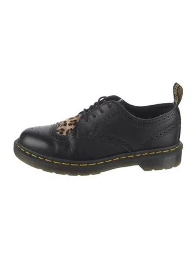 Pre-owned Dr. Martens Leather Oxfords In Blue