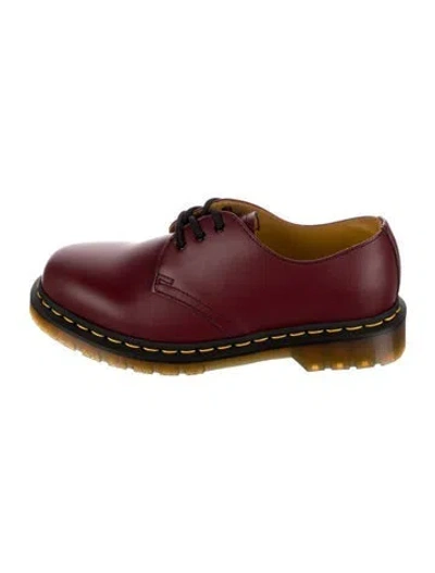 Pre-owned Dr. Martens Leather Oxfords In Brown