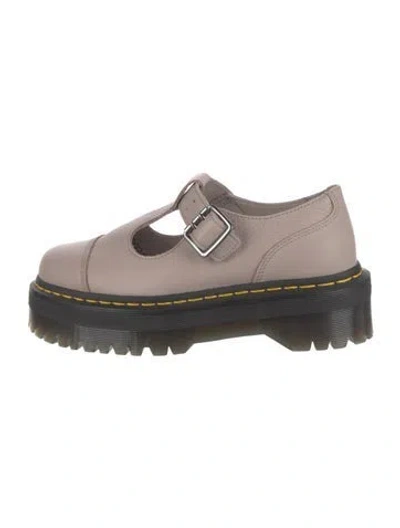 Pre-owned Dr. Martens Leather Oxfords In Neutral