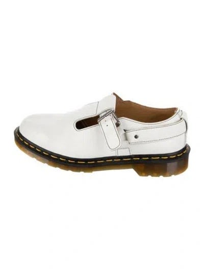 Pre-owned Dr. Martens Leather Oxfords In Neutral