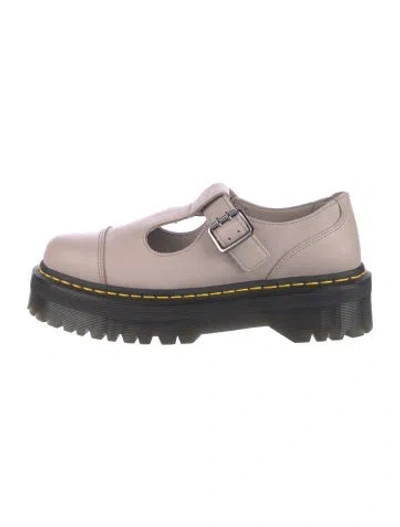 Pre-owned Dr. Martens Leather Oxfords In Neutral