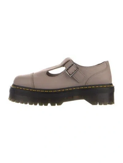 Pre-owned Dr. Martens Leather Oxfords In Neutrals