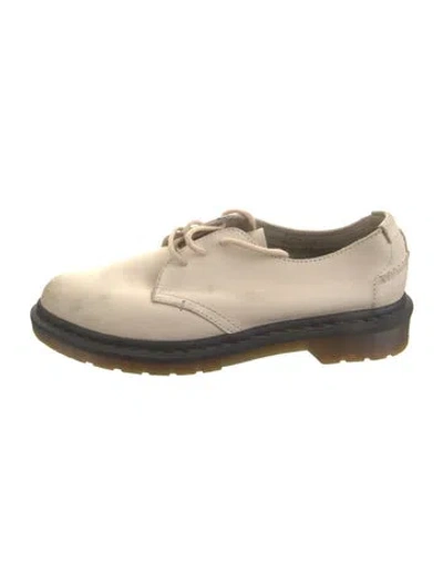 Pre-owned Dr. Martens Leather Oxfords In Neutrals