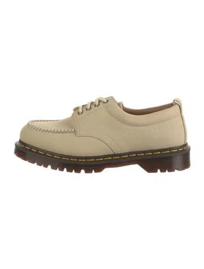 Pre-owned Dr. Martens Leather Oxfords In Neutrals