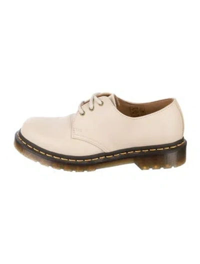 Pre-owned Dr. Martens Leather Oxfords In Neutrals