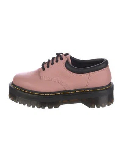 Pre-owned Dr. Martens Leather Oxfords In Pink