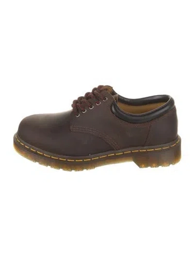 Pre-owned Dr. Martens Leather Oxfords W/ Tags In Brown