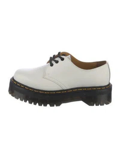 Pre-owned Dr. Martens Leather Oxfords W/ Tags In White