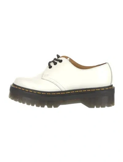 Pre-owned Dr. Martens Leather Oxfords In White
