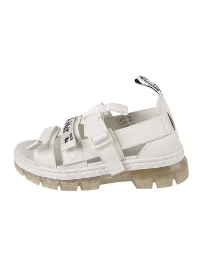 Pre-owned Dr. Martens Leather Oxfords In White