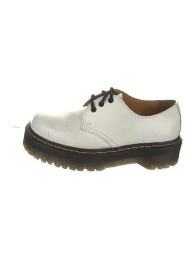 Pre-owned Dr. Martens Leather Oxfords In White