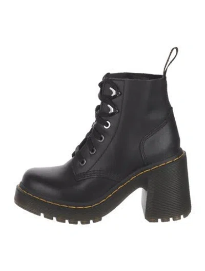 Pre-owned Dr. Martens Leather Pumps In Black