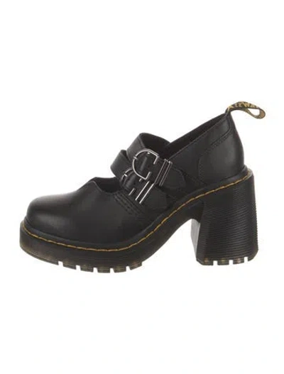 Pre-owned Dr. Martens Leather Pumps In Black