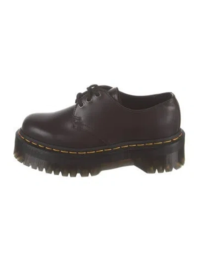 Pre-owned Dr. Martens Leather Pumps In Brown