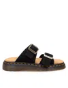 Dr. Martens' Womens Dr. Martens Josef Suede Slide Sandals