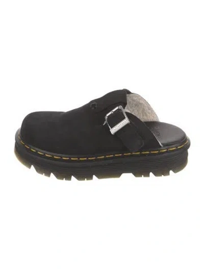 Pre-owned Dr. Martens Leather Sandals In Black