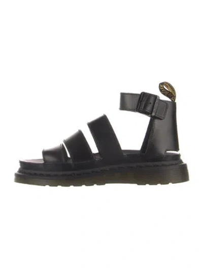 Pre-owned Dr. Martens Leather Sandals In Black