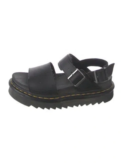 Pre-owned Dr. Martens Leather Sandals In Black