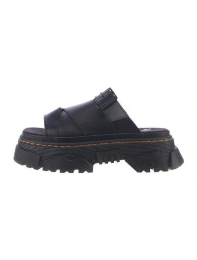 Pre-owned Dr. Martens Leather Sandals In Blue