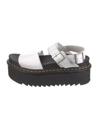 Pre-owned Dr. Martens Leather Sandals In White