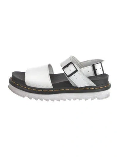 Pre-owned Dr. Martens Leather Sandals In White