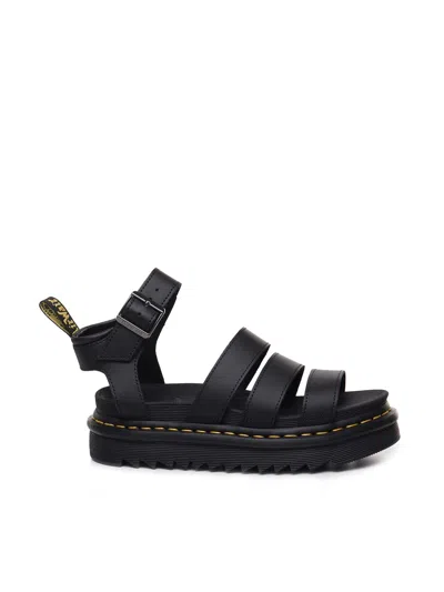 DR. MARTENS' LEATHER SANDALS WITH BLAIRE STRAP