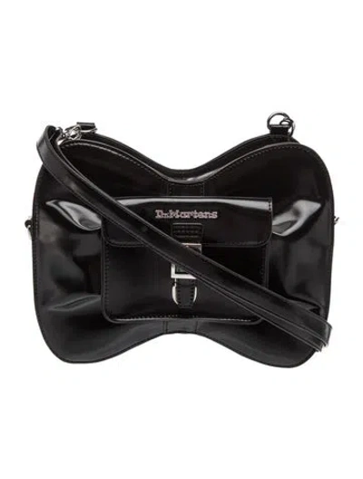 Pre-owned Dr. Martens Leather Shoulder Bag W/ Tags In Black