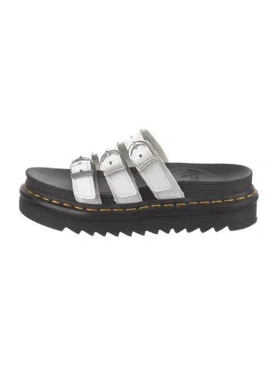 Pre-owned Dr. Martens Leather Slides In Multi