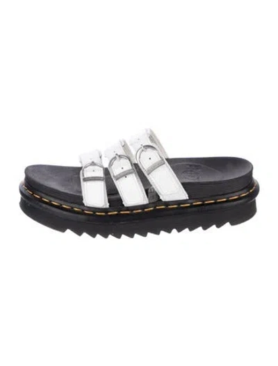 Pre-owned Dr. Martens Leather Slides In Multi