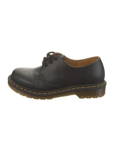 Pre-owned Dr. Martens Leather Sneakers In Black