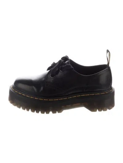 Pre-owned Dr. Martens Leather Sneakers In Black