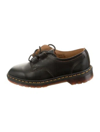 Pre-owned Dr. Martens Leather Sneakers In Black