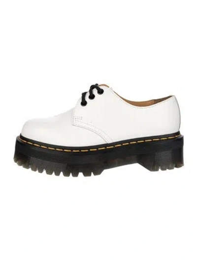 Pre-owned Dr. Martens Leather Sneakers In Black/white