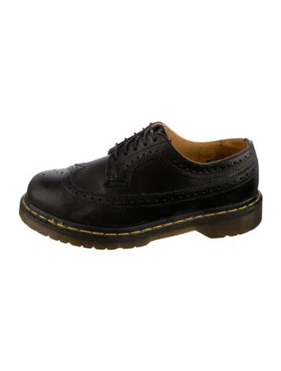 Pre-owned Dr. Martens Leather Sneakers In Blue