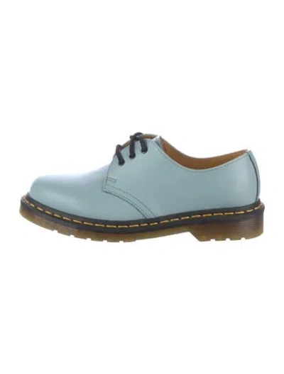Pre-owned Dr. Martens Leather Sneakers In Blue