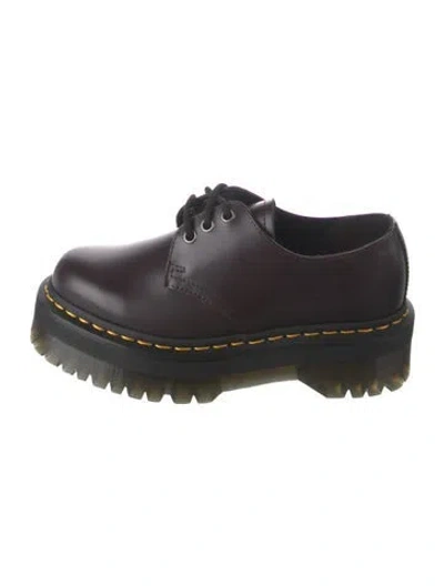 Pre-owned Dr. Martens Leather Sneakers In Brown