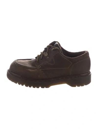 Pre-owned Dr. Martens Leather Sneakers In Brown