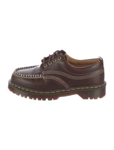 Pre-owned Dr. Martens Leather Sneakers In Brown
