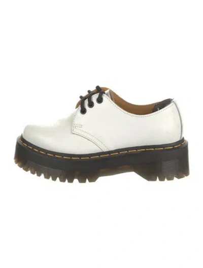 Pre-owned Dr. Martens Leather Sneakers In White