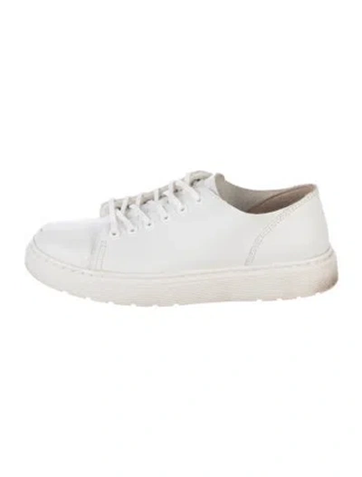 Pre-owned Dr. Martens Leather Sneakers In White