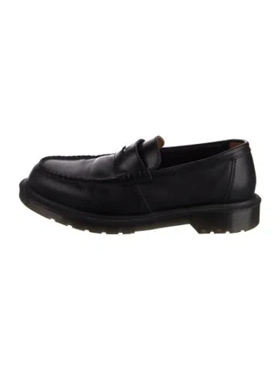 Pre-owned Dr. Martens Leather Tassel Accents Dress Loafers In Black