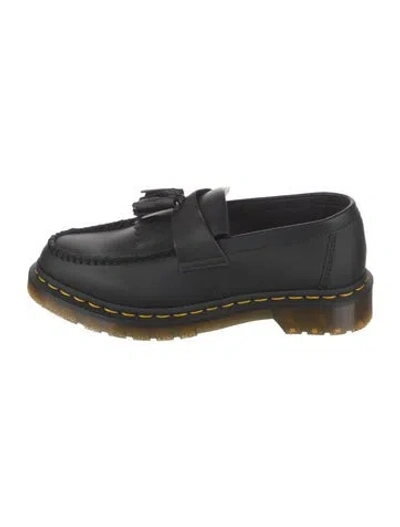 Pre-owned Dr. Martens Leather Tassel Accents Dress Loafers W/ Tags In Black