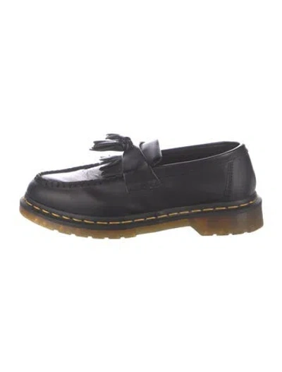 Pre-owned Dr. Martens Leather Tassel Accents Loafers In Black