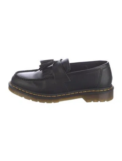 Pre-owned Dr. Martens Leather Tassel Accents Loafers In Black