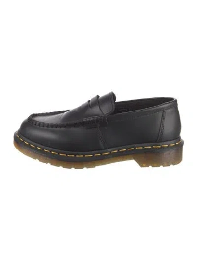 Pre-owned Dr. Martens Leather Tassel Accents Loafers In Black